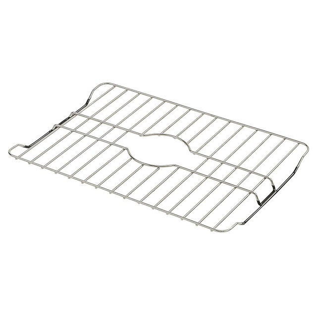 SunnyPoint 304 Stainless Steel Sink Protector Rack – Rust-Resistant Grid for Kitchen Sink Bottom, Scratch Prevention, Drainage Support, (Large) (17.5"x12.4")