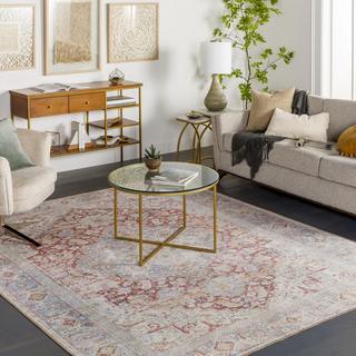 Alanya Medallion Washable Rug