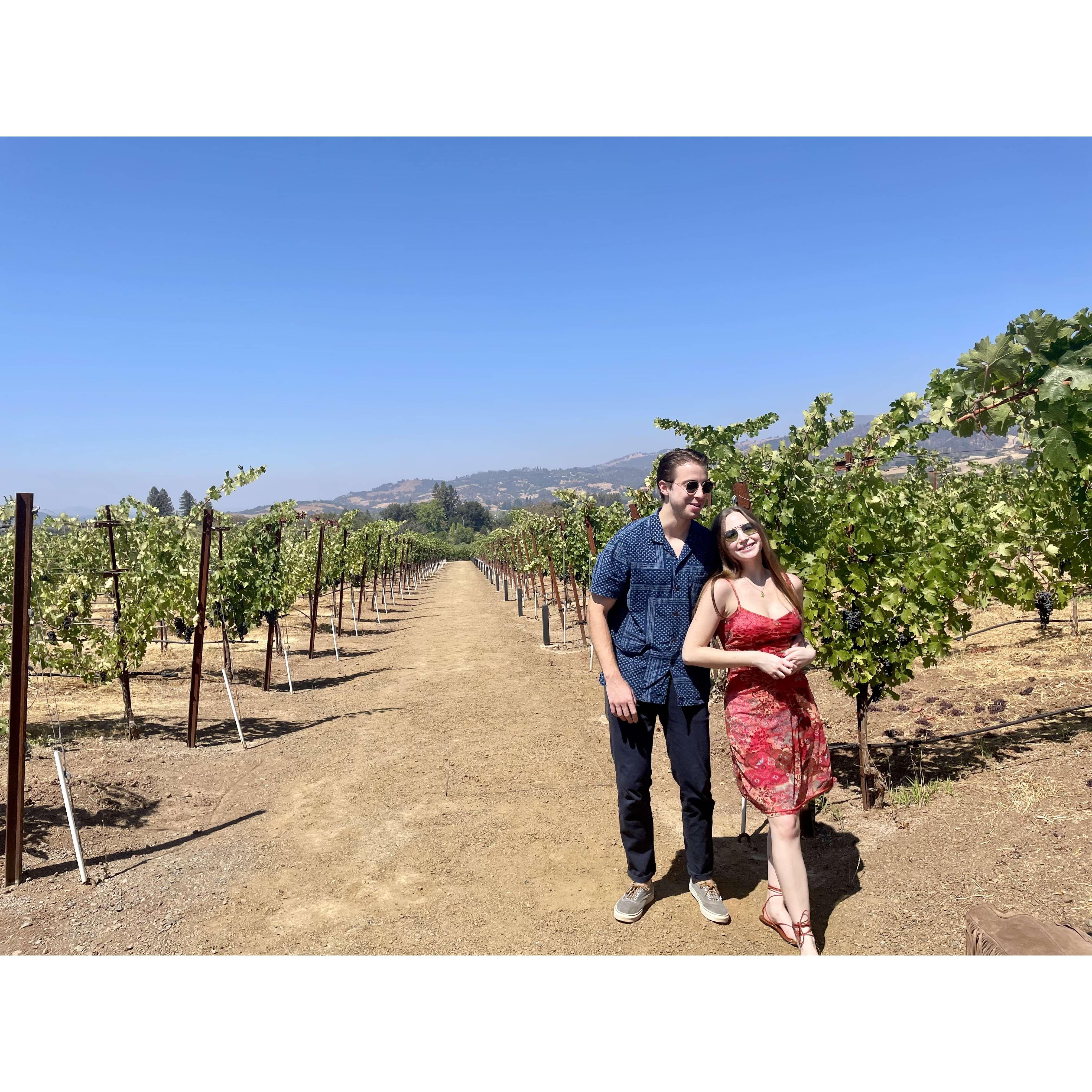 Nadia took us to Wine Country... we did not want to leave. 