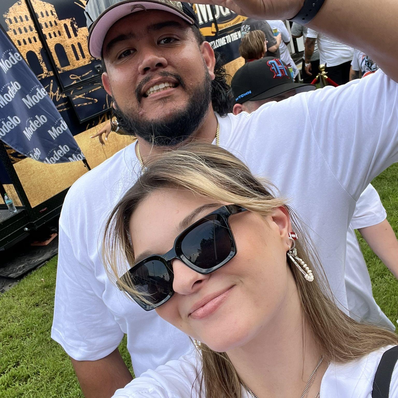 Our first Texans game together, September 15, 2024. The Texans played the Bears and won 19-13!