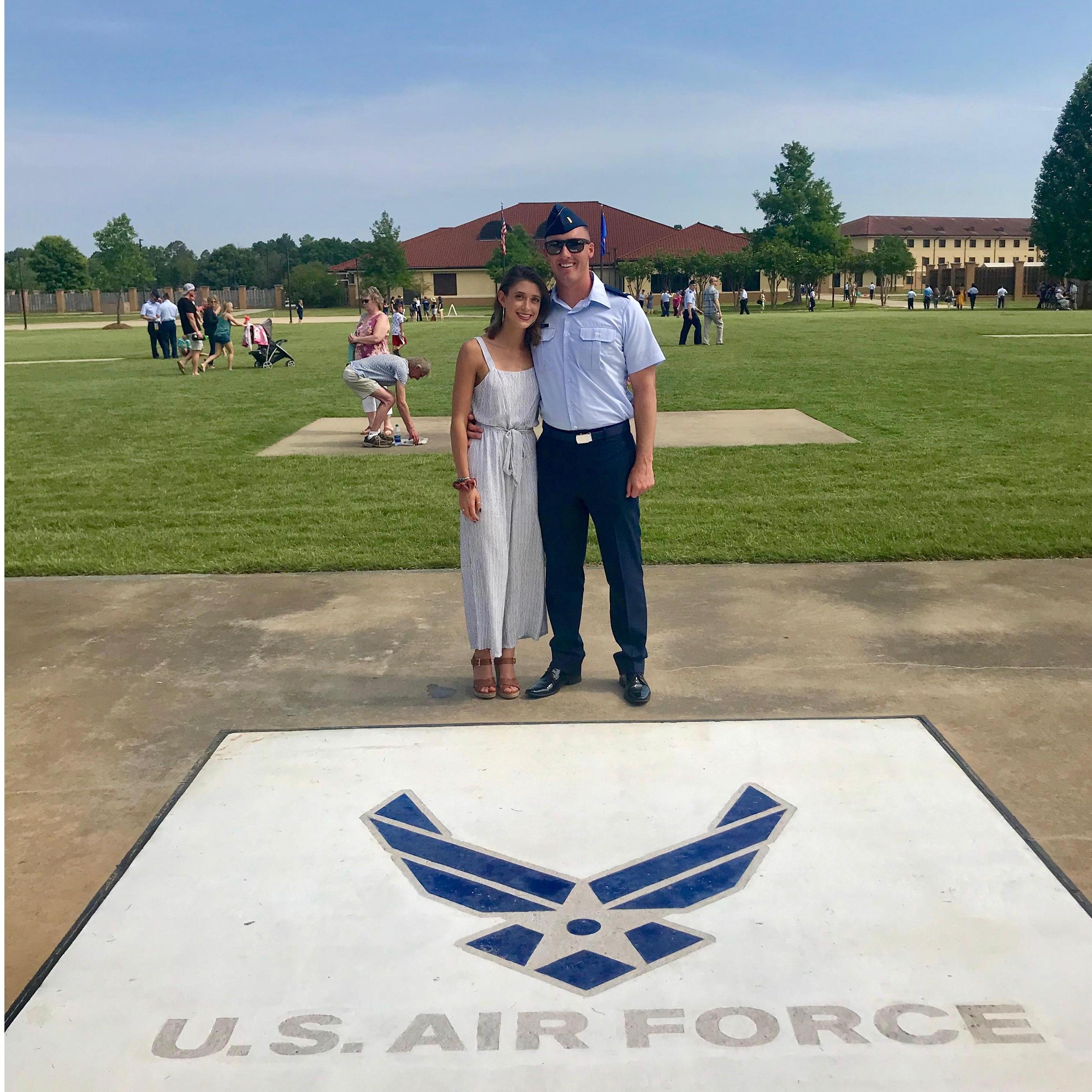 Lieutenant Timothy's Air Force Officer Training Graduation- Alabama