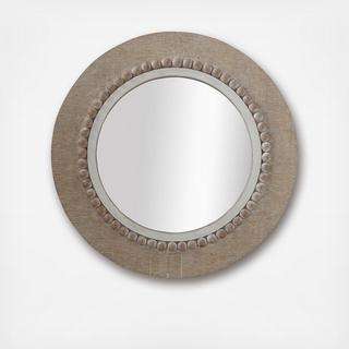 Round Framed Wall Mirror