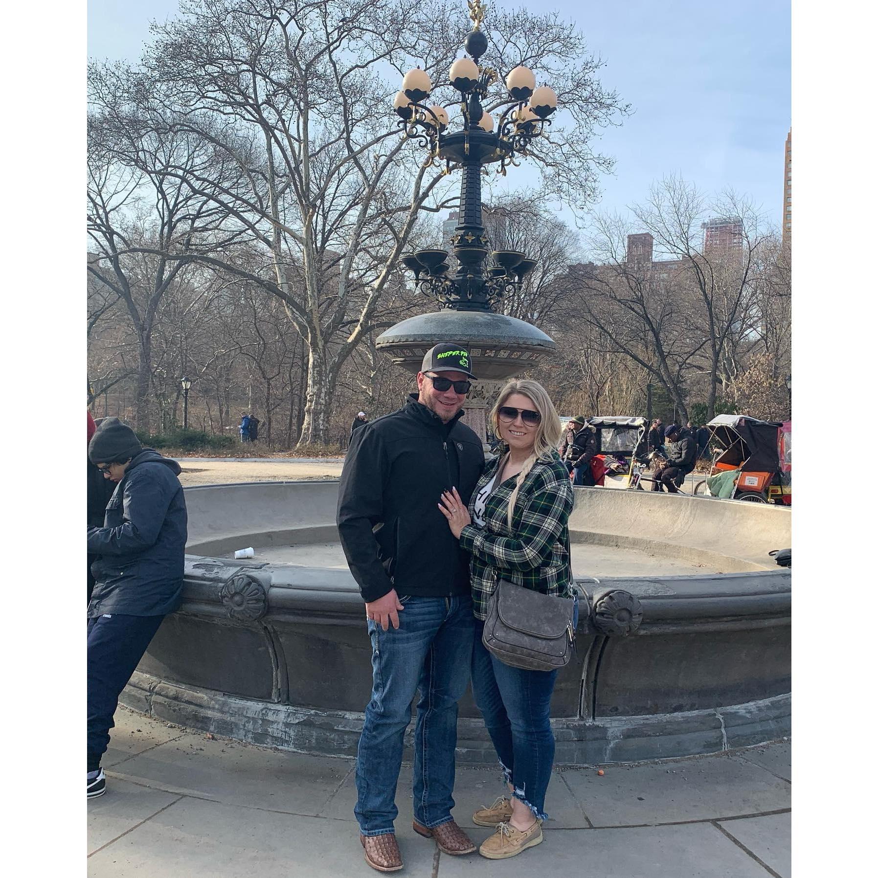 The day after he proposed <3