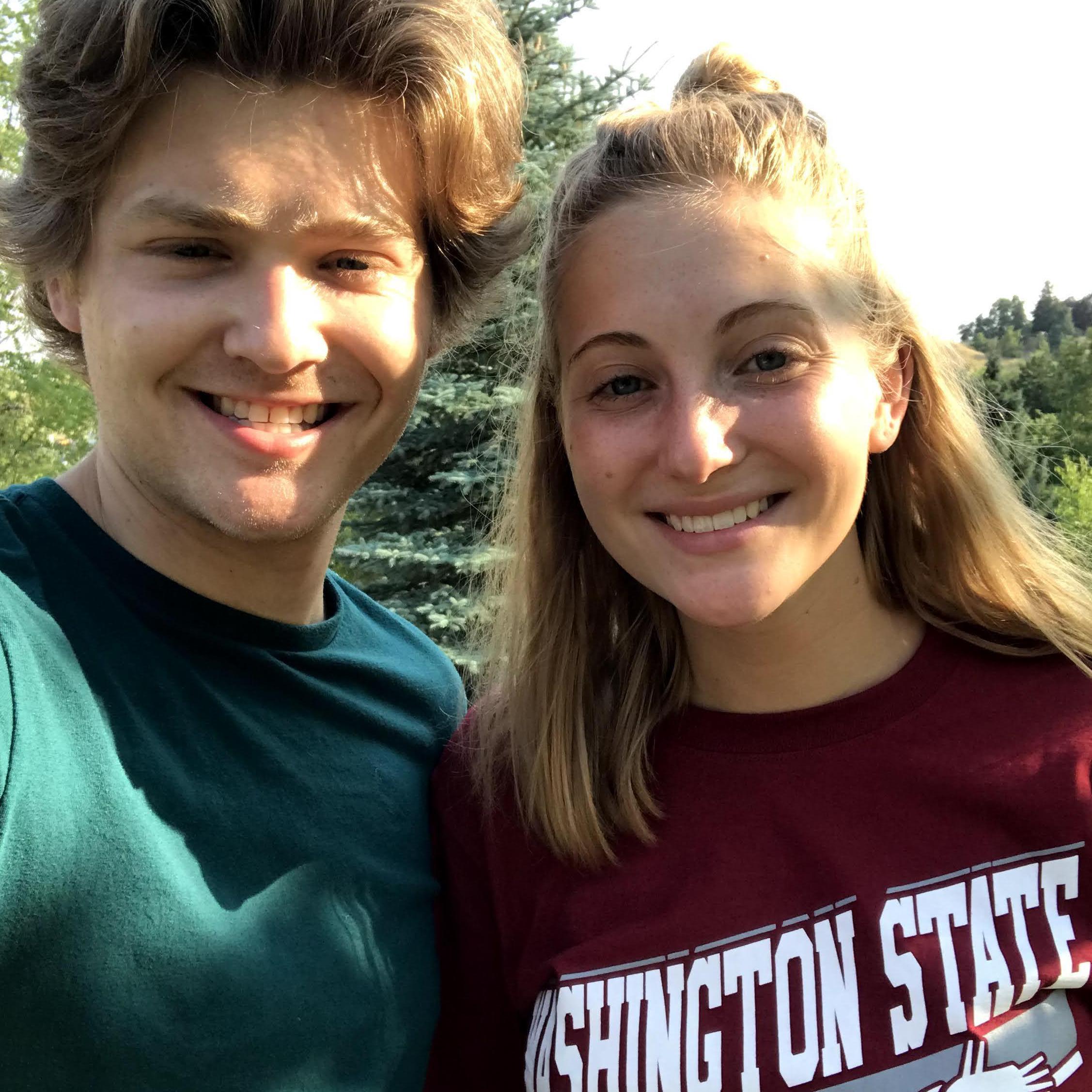 "My girlfriend's a Cougar!" Jordyn went off to Washington State for grad school in August of 2020. Let the long distance begin!