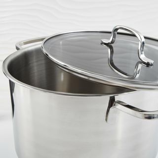 DiNA Helix Stainless Steel Stockpot with Glass Lid