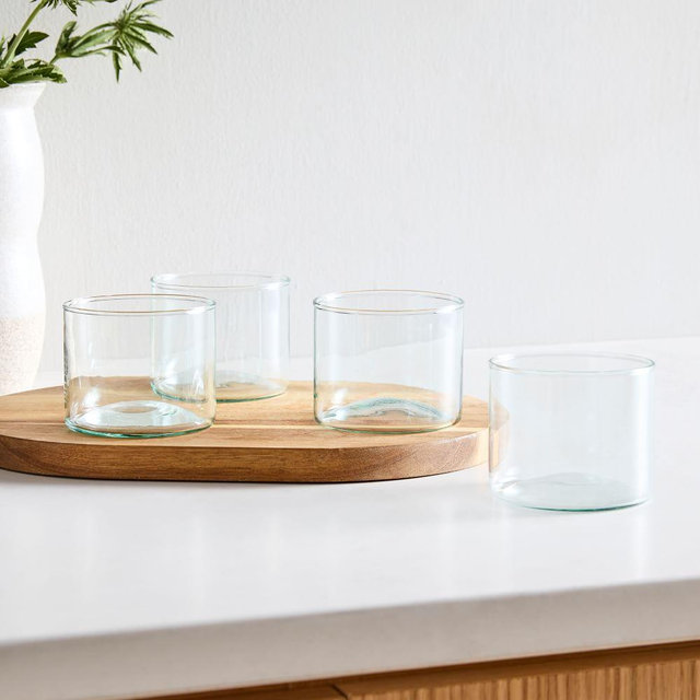 Canopy Low Tumbler 270ml Clear x 4