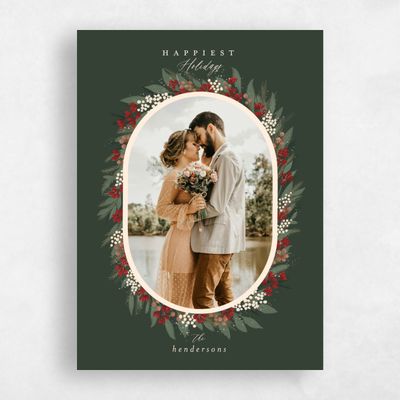 Deep Forest, Green Holiday Card - Greystone