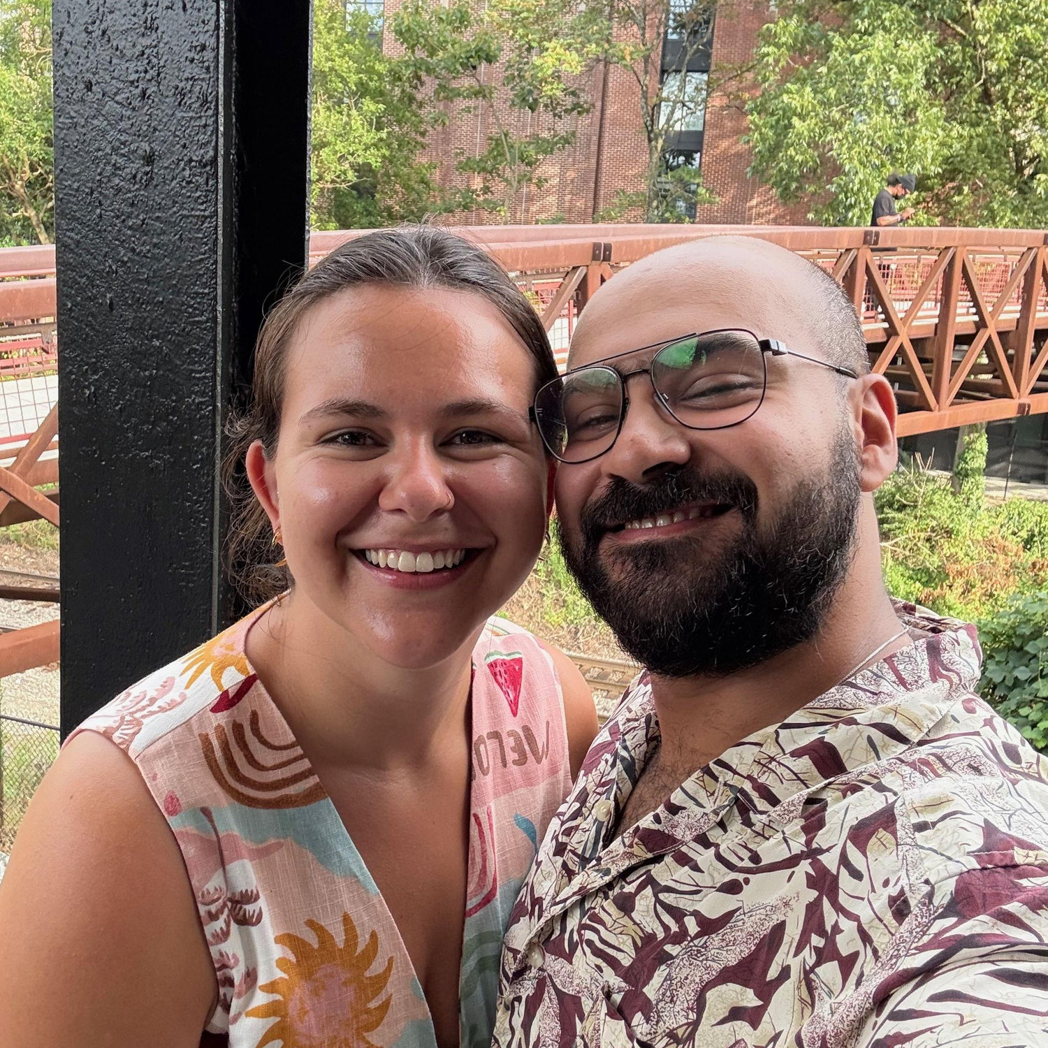 Our first comedy show together and post steak date night at a place we'll never go back to lol.