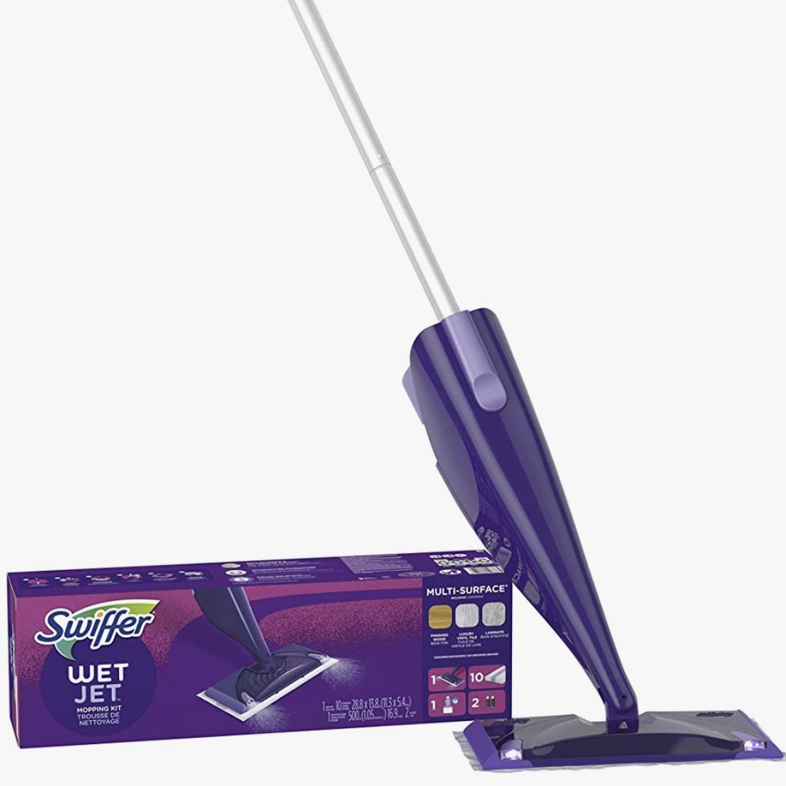 Swiffer WetJet Hardwood and Floor Spray Mop Cleaner Starter Kit