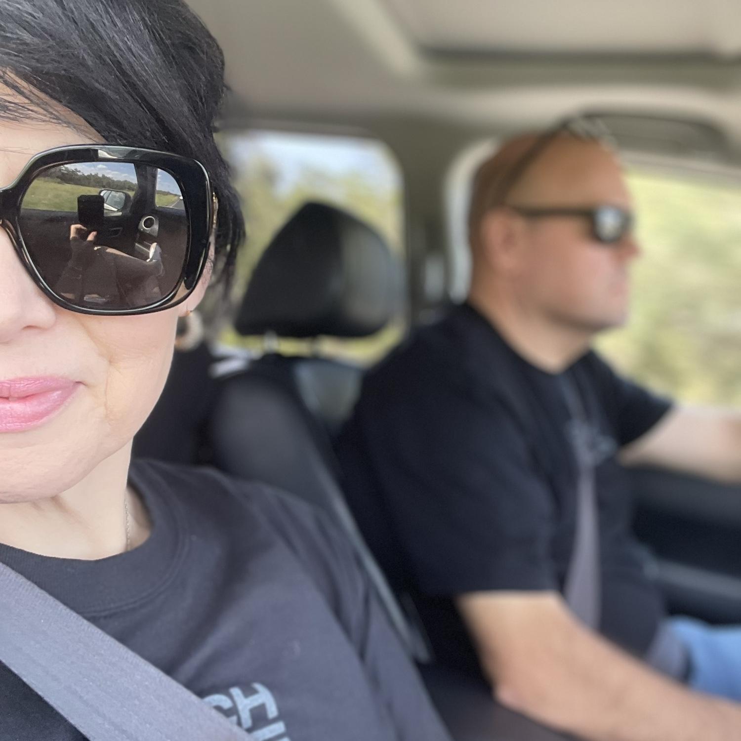 Headed home from helping my sister and brother in law launch their church! This road trip was full of laughing and HOURS of 70's, 80's, and 90's Country. You already know we sang at the top of our lungs!