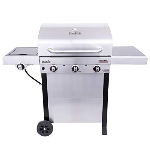 Char-Broil 463370719 Performance TRU-Infrared 3-Burner Cart Style Gas Grill, Stainless Steel