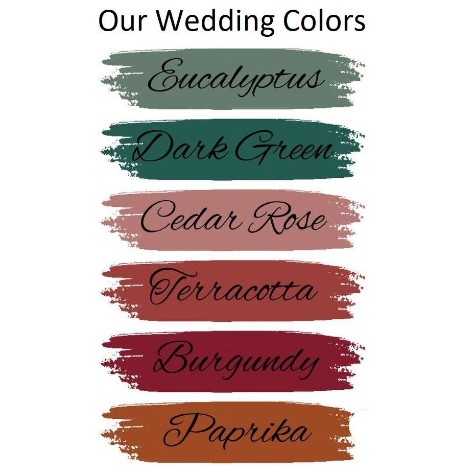 Wedding Colors