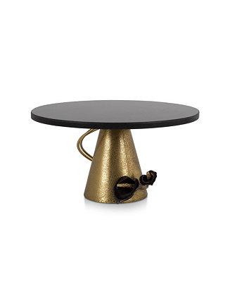 Calla Lily Midnight Cake Stand