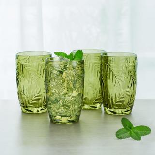 Villa Palm Highball Glass Set 4