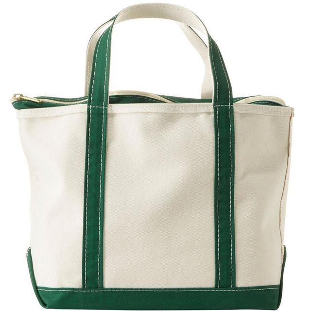 Large Boat and Tote, Zip-Top Dark Green | Tote Bags at L.L.Bean