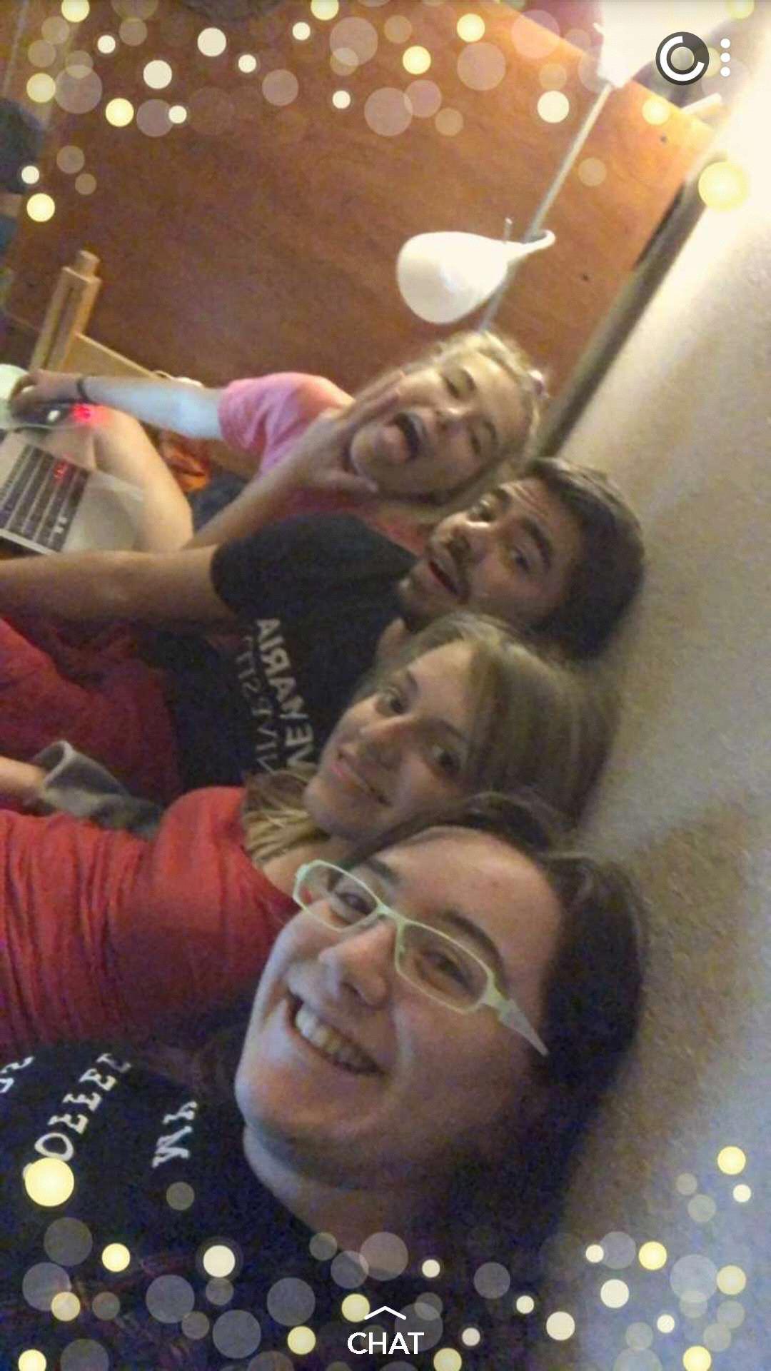 Just chillin’ doing hw