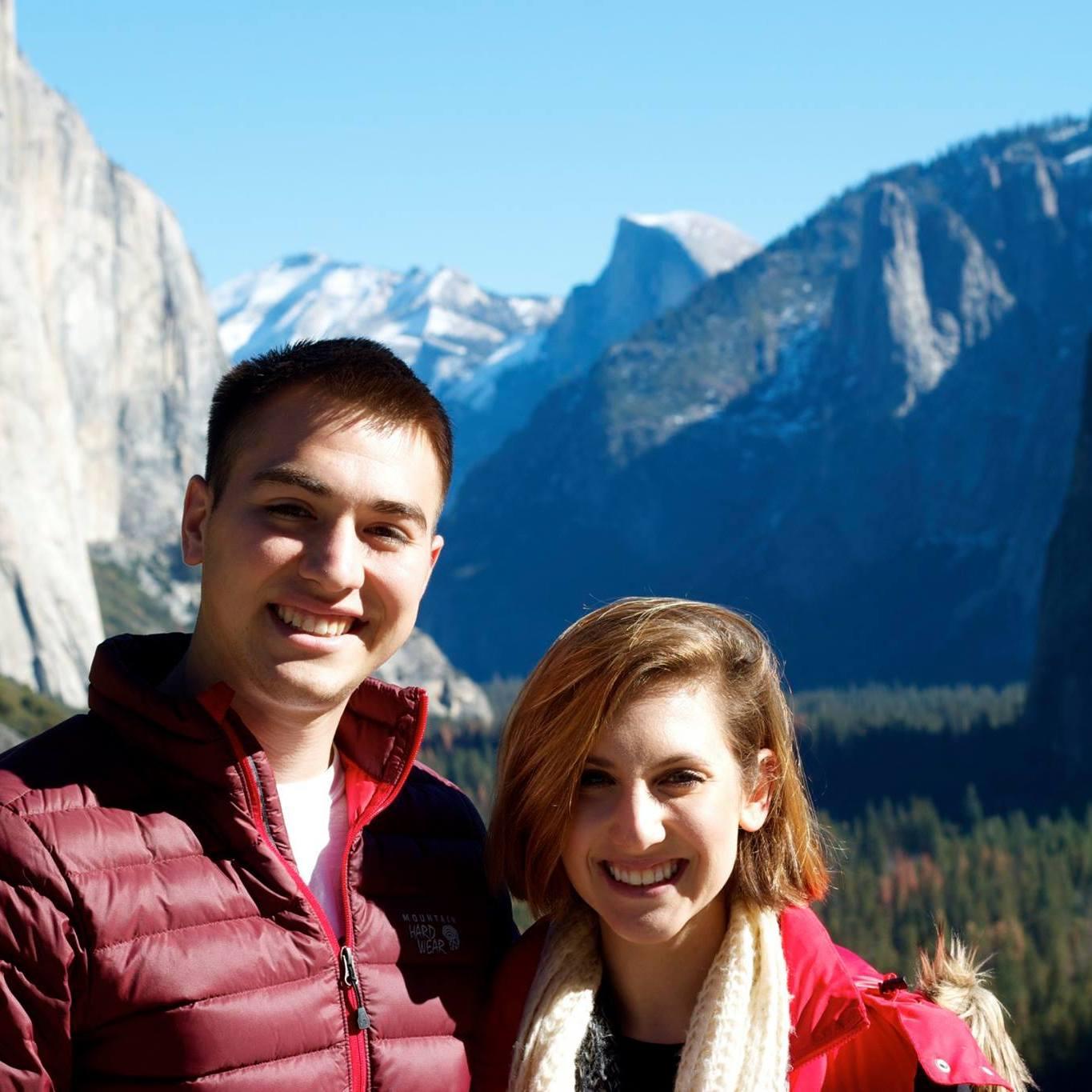 Millie surprising Lawson with his first trip to Yosemite in 2015.
