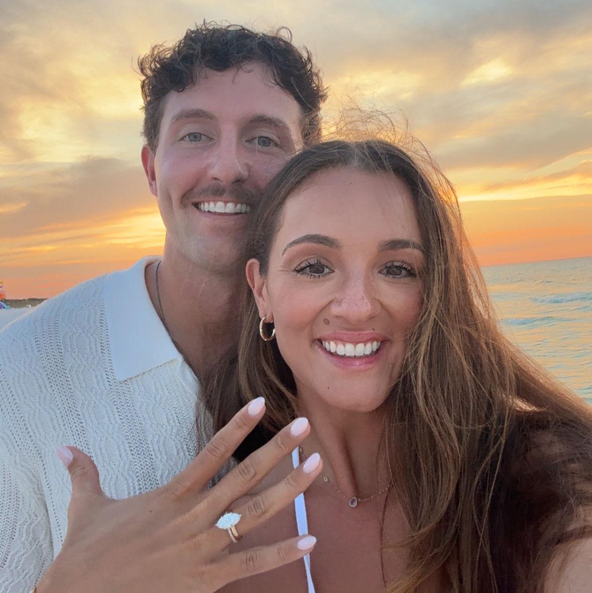 The day we got engaged...BEST day of our lives.