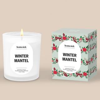 Winter Mantel Candle