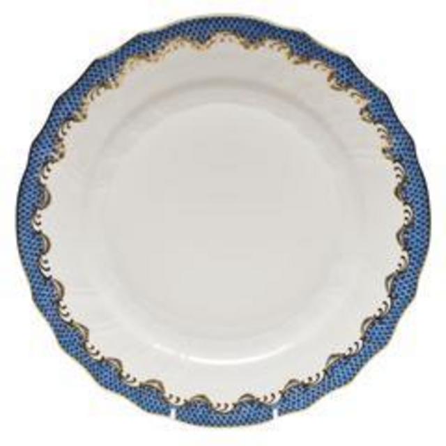 Fish Scale Dinner Plate Blue