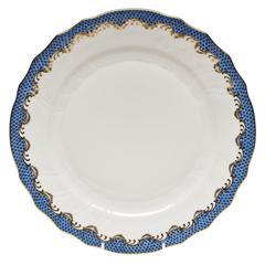 Fish Scale Dinner Plate Blue