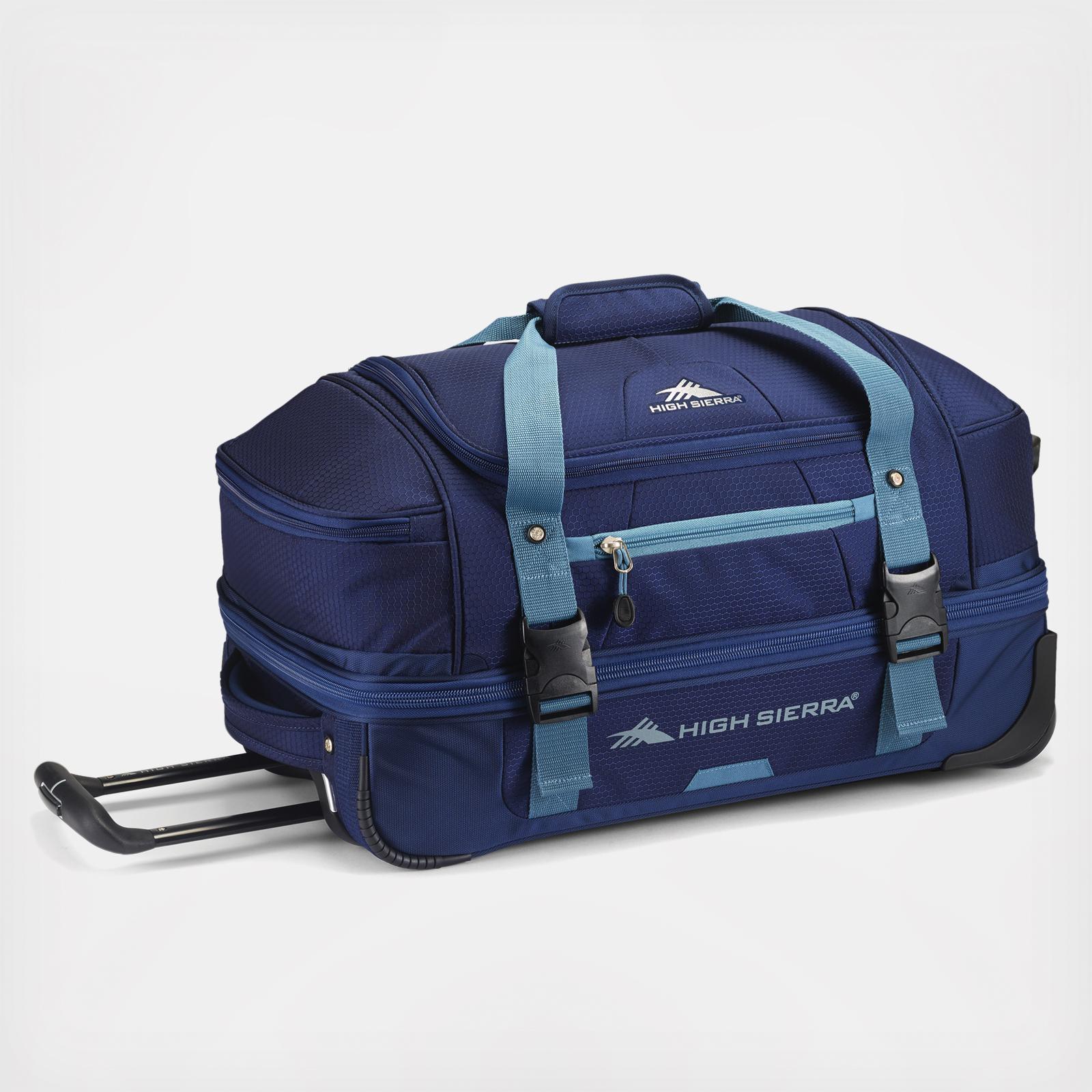 High Sierra Fairlead 22 Drop Bottom Wheeled Duffel Zola