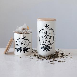 "Earl Grey Tea" Stoneware Jar