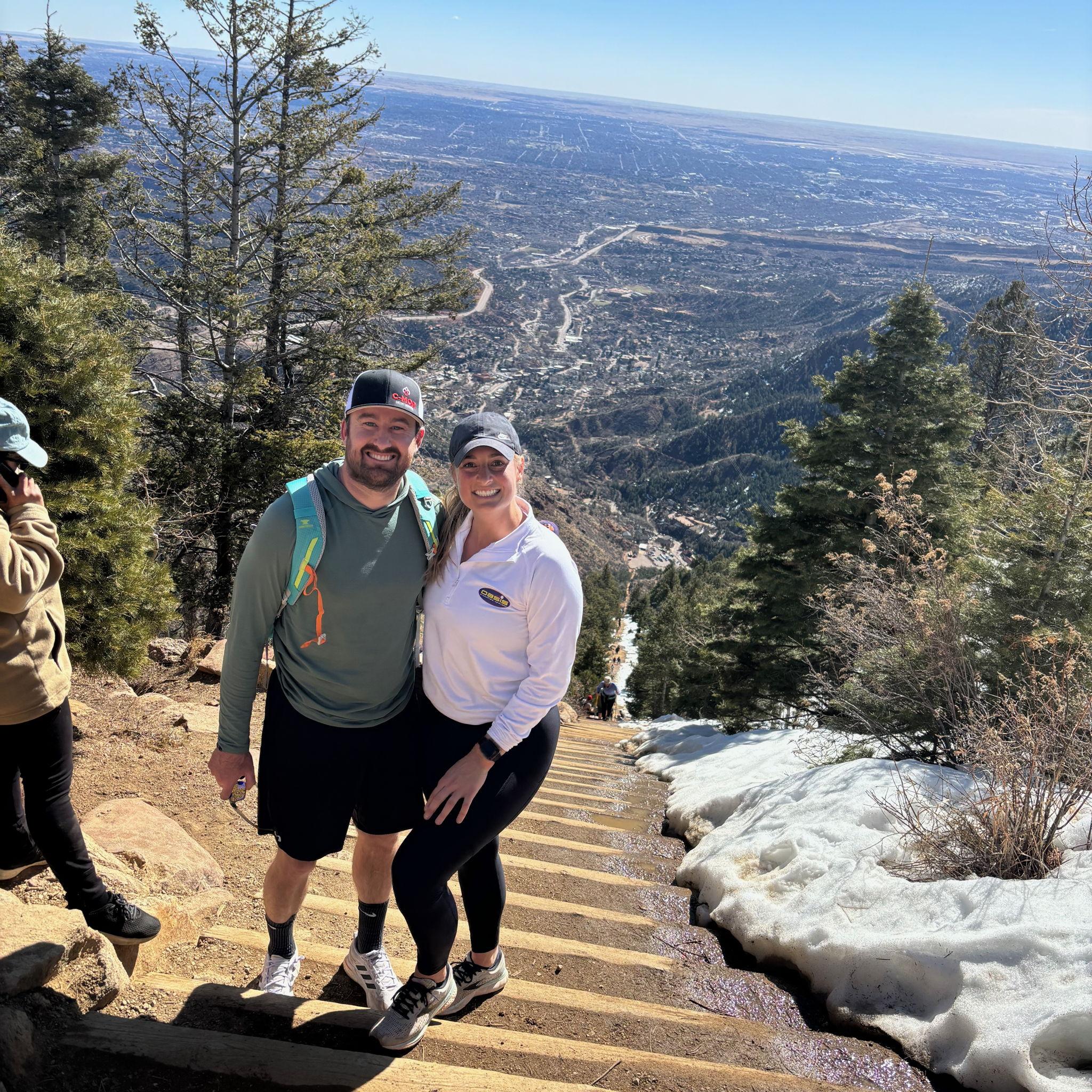 Manitou Incline in Colorado Springs.