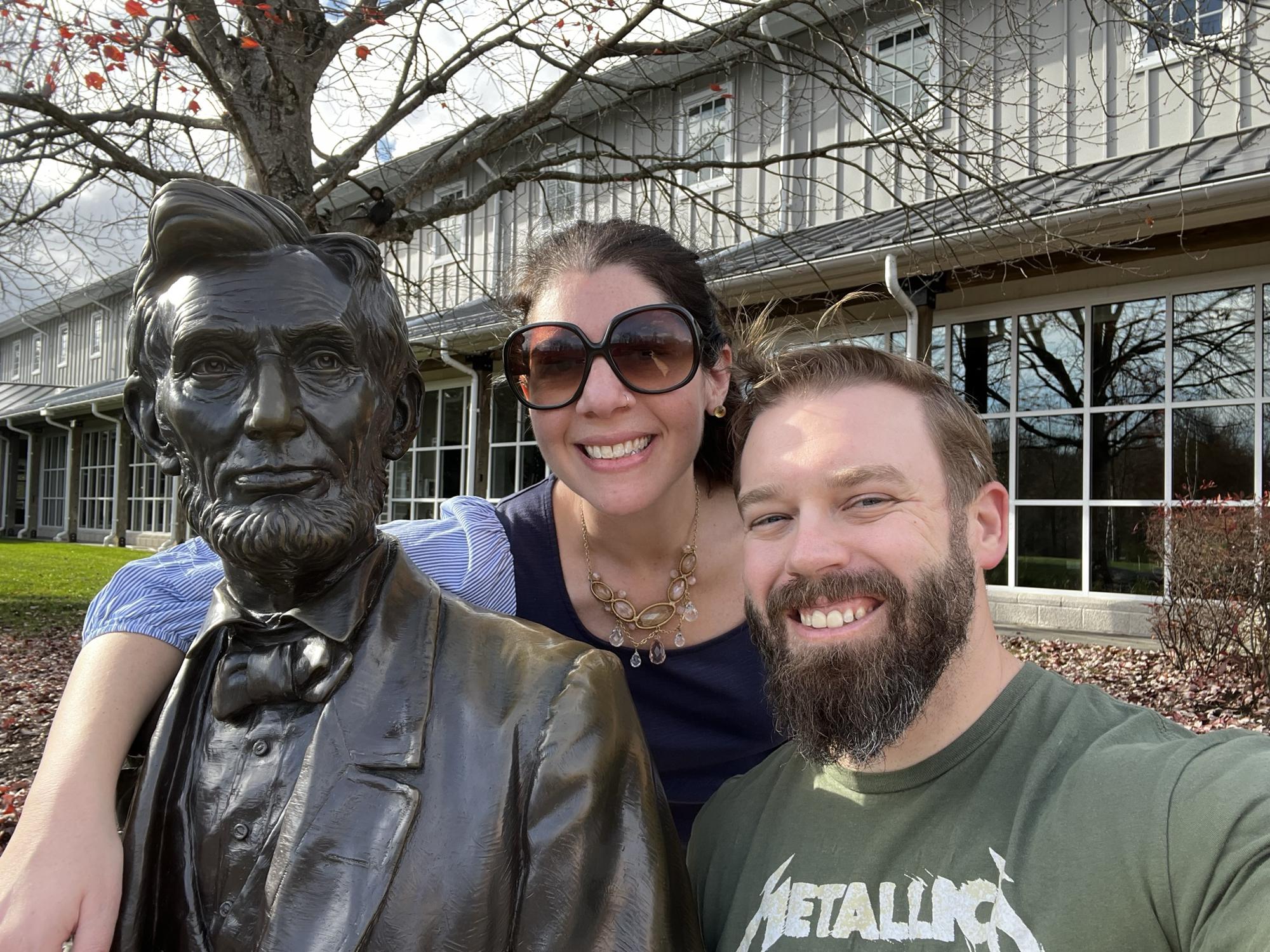 Stopped by to say hi to President Lincoln at Gettysburg