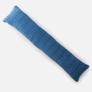 Grid Stitch Pillow, Blue, 12x48