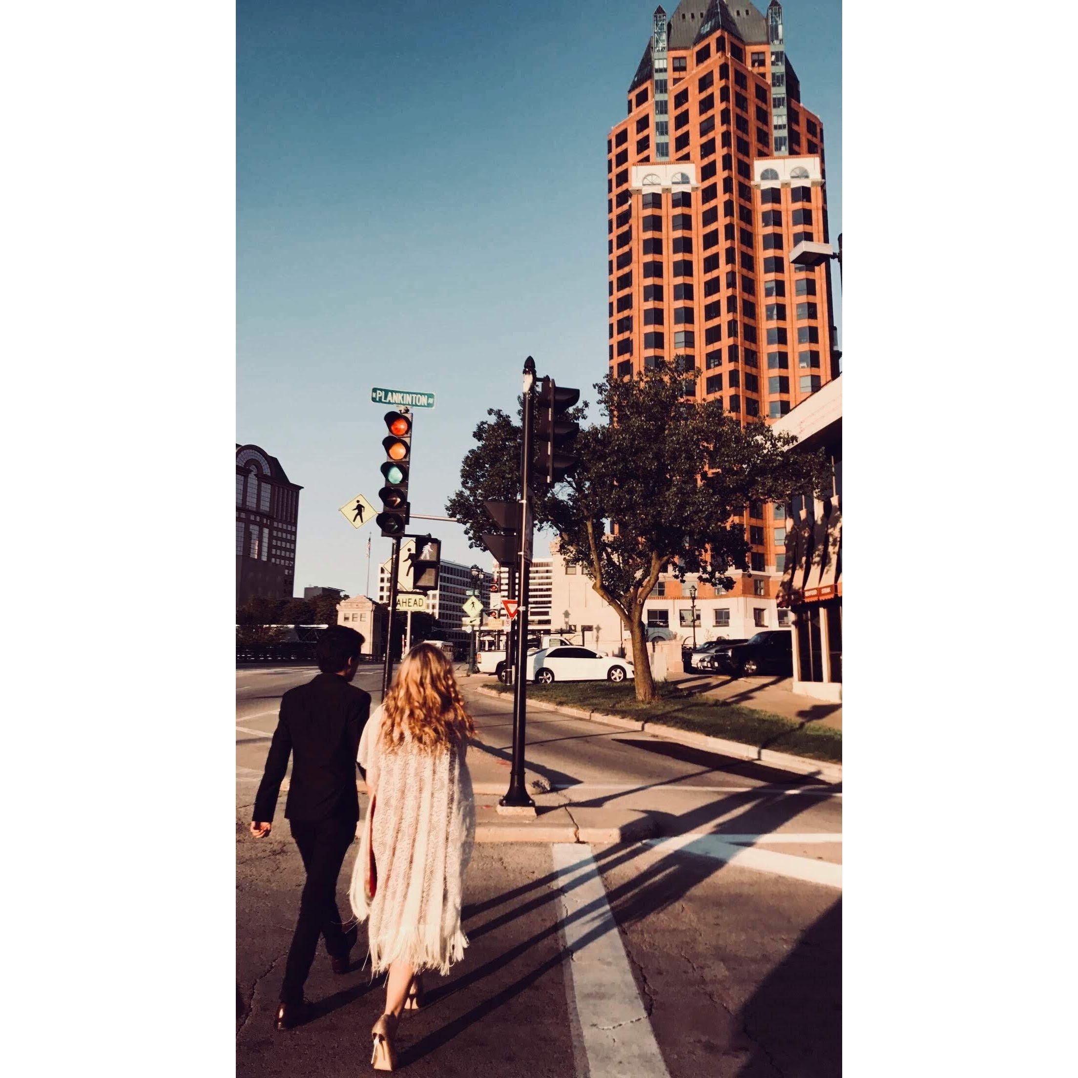 This was our first ~fancy~ event together. Our friend had a hibachi dinner for their birthday and requested nice attire for the dress code. Don't we look dapper?