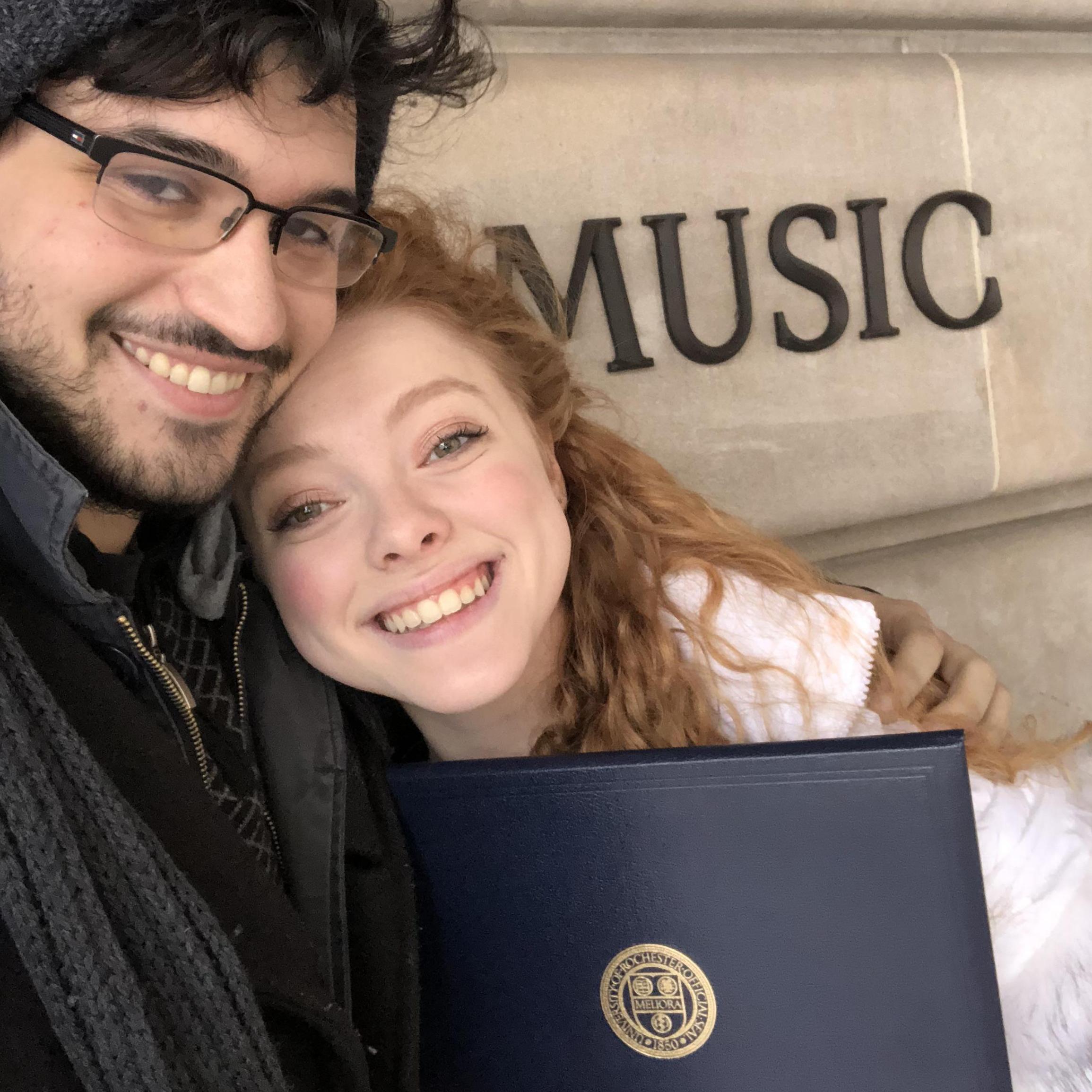 Celebrating the first (and second) of Billy's degrees!