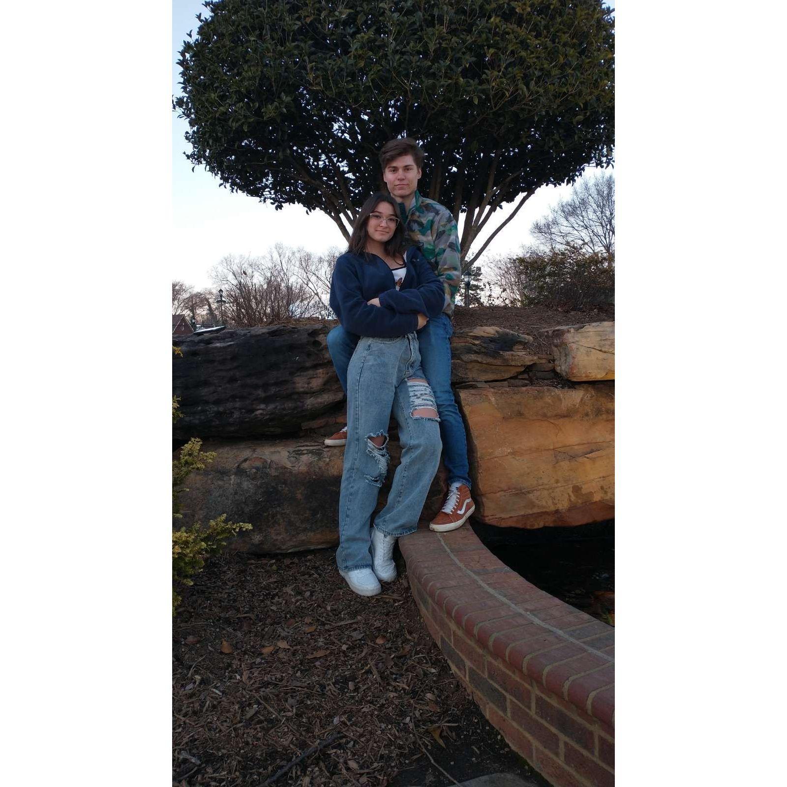 Soon after we said "I love you" for the first time.