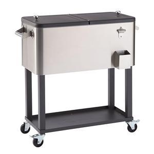 TRINITY International Industries - TRINITY TXK-0802 Stainless Steel Cooler with Shelf