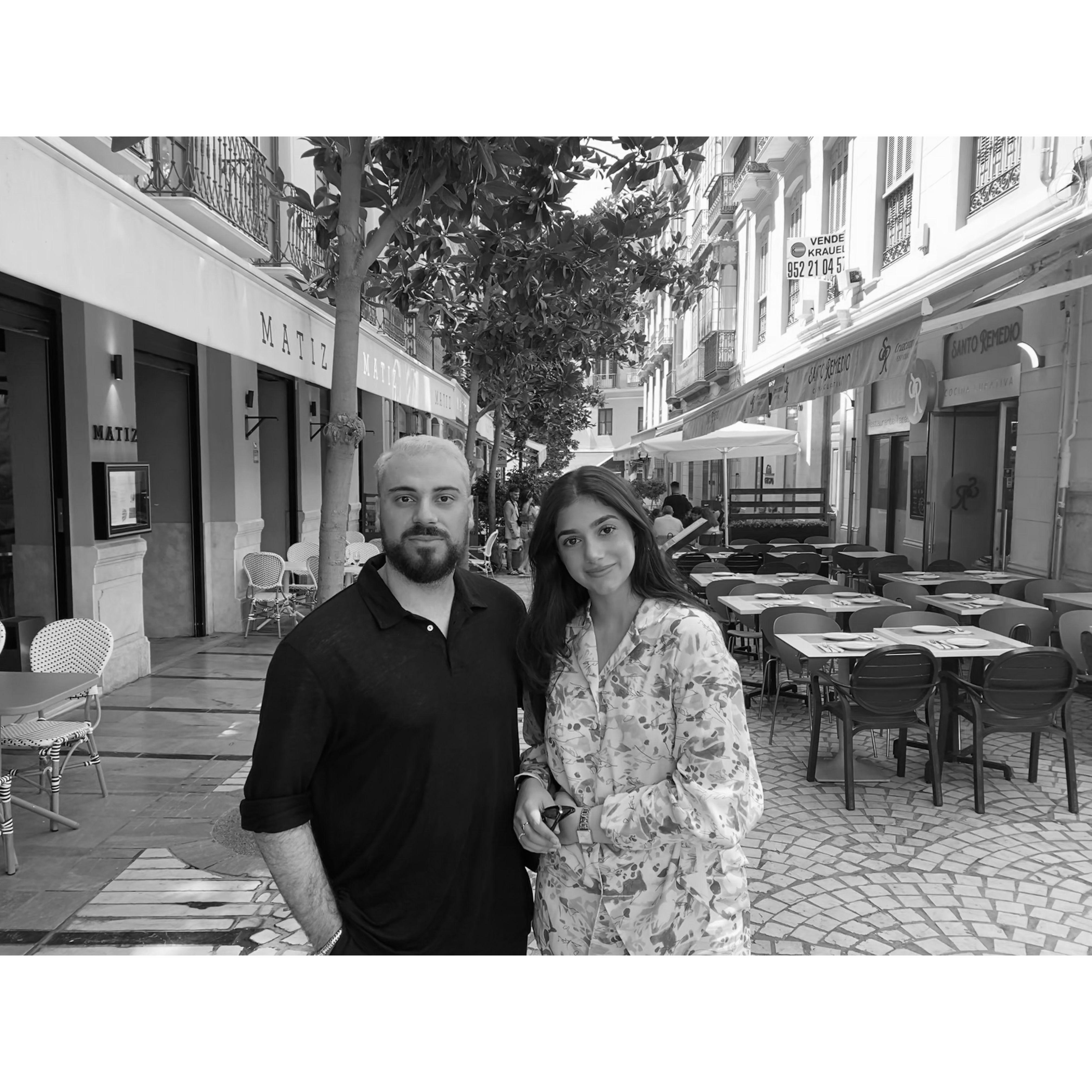 Onze eerste vakantie samen in Malaga/ Marbella, Spanje