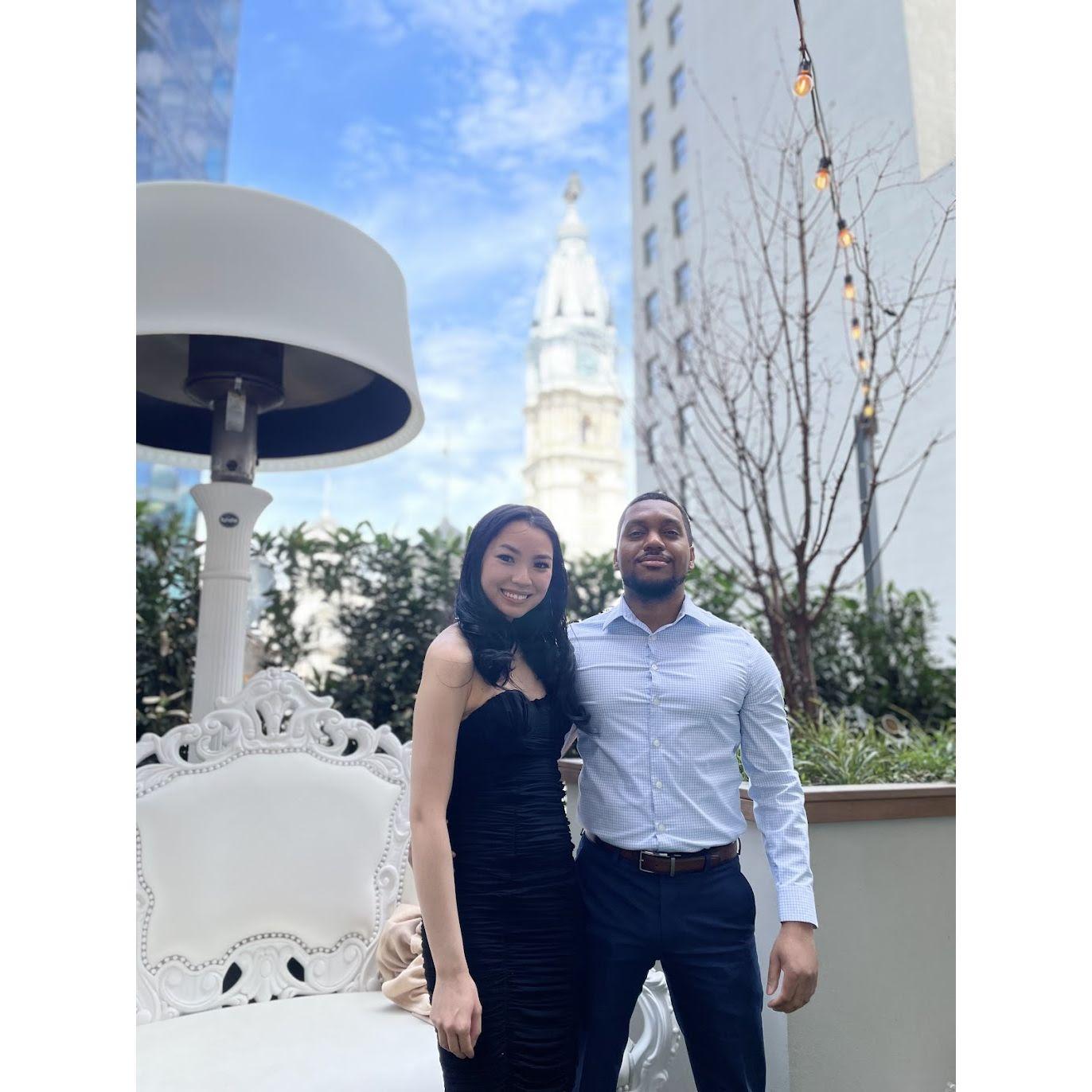 Sara and Chirag's proposal