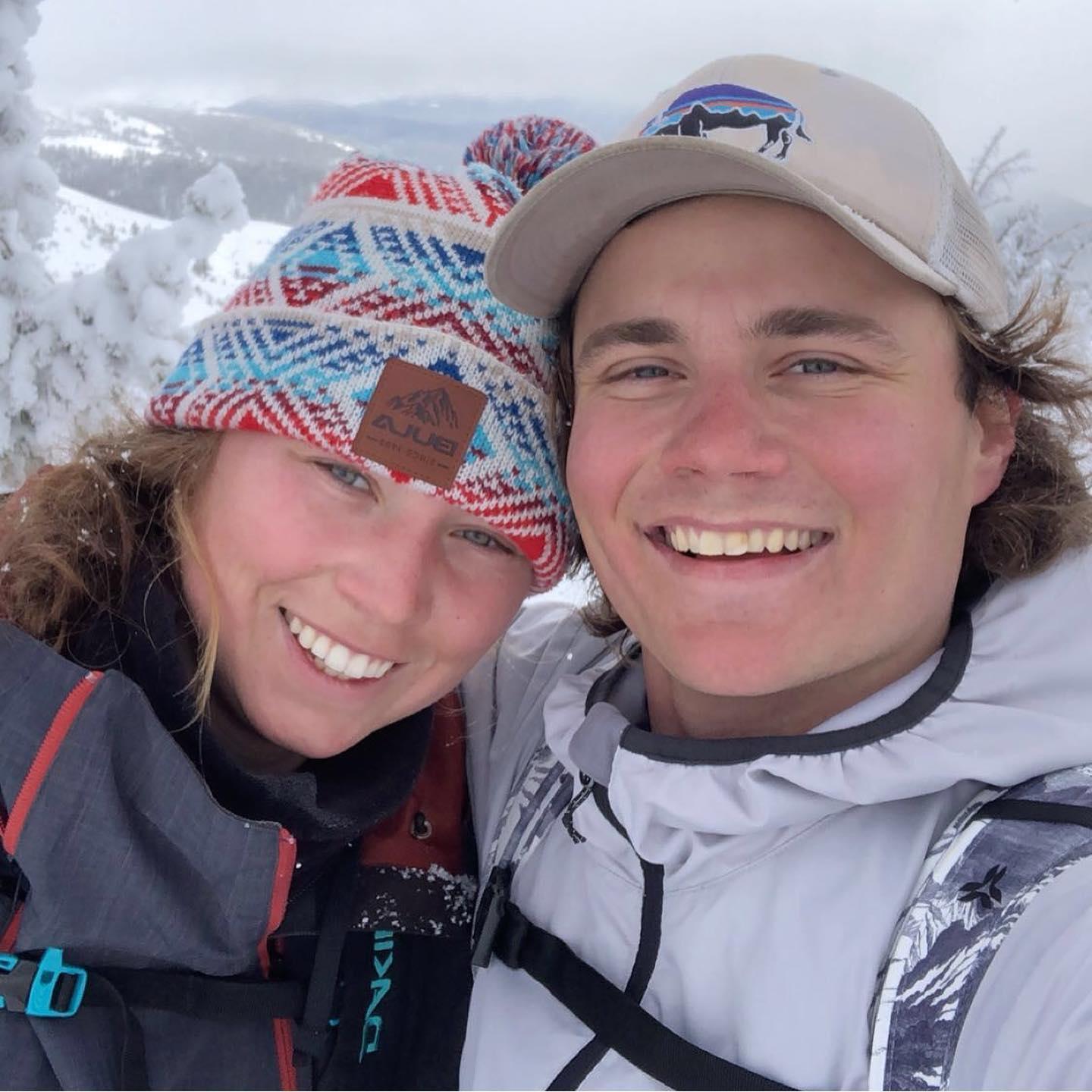 Our very first backcountry day together and first Christmas! 2019.