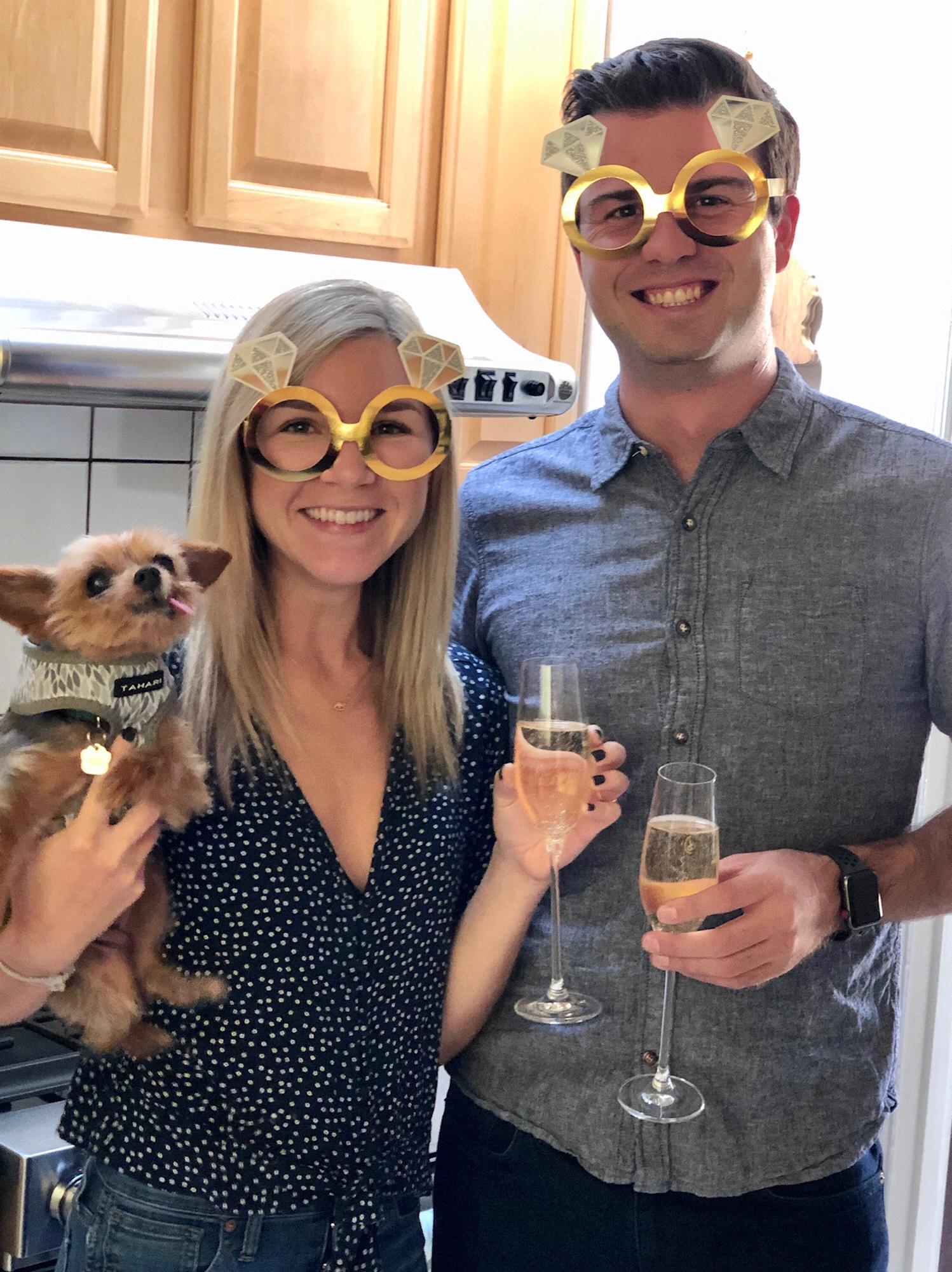 Engagement celebrations in San Francisco with our niece, Margot!