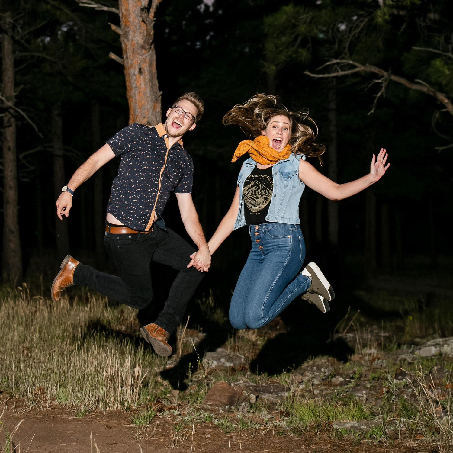 We love this nice, candid shot someone managed to take of us.