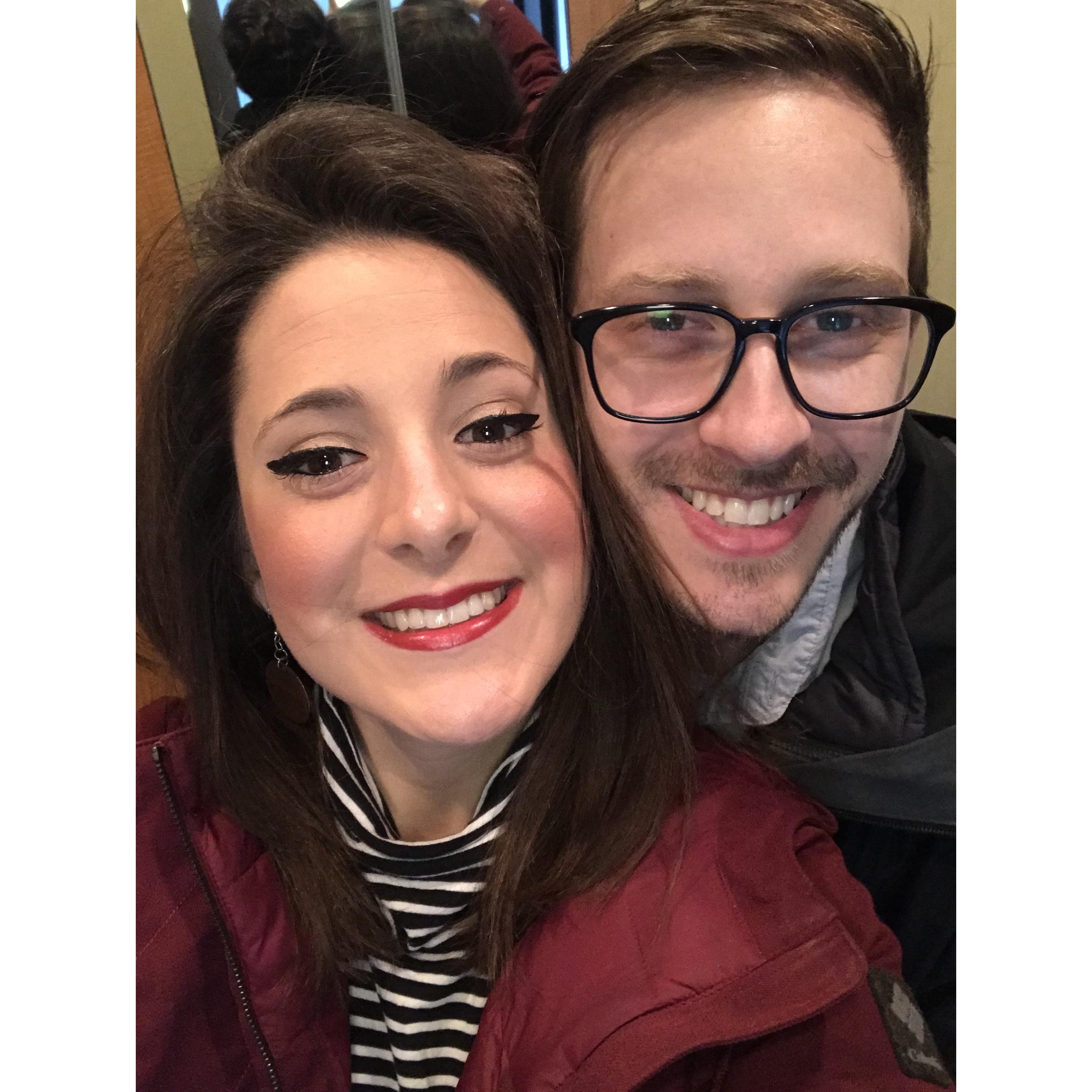 I believe we are in a hotel room somewhere...maybe Ottawa?