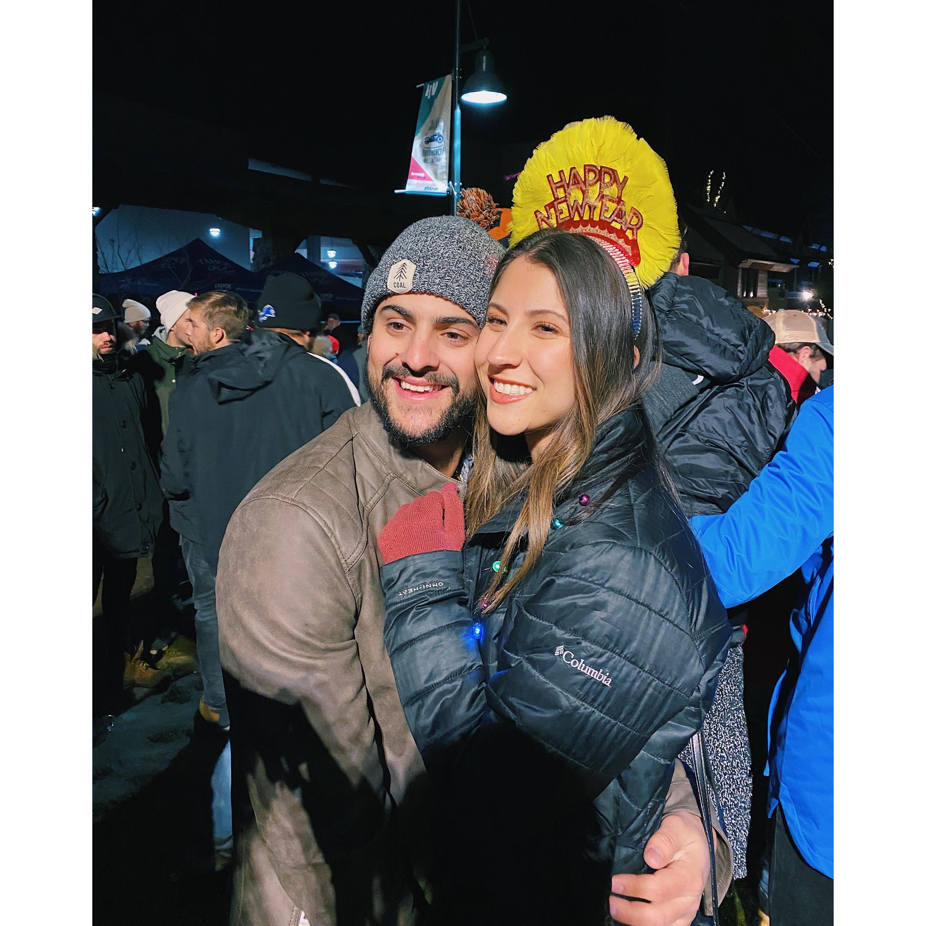 New Years in South Lake Tahoe. 
Yes, it was very cold!