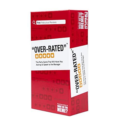 WHAT DO YOU MEME? Over-Rated Adult Party Game