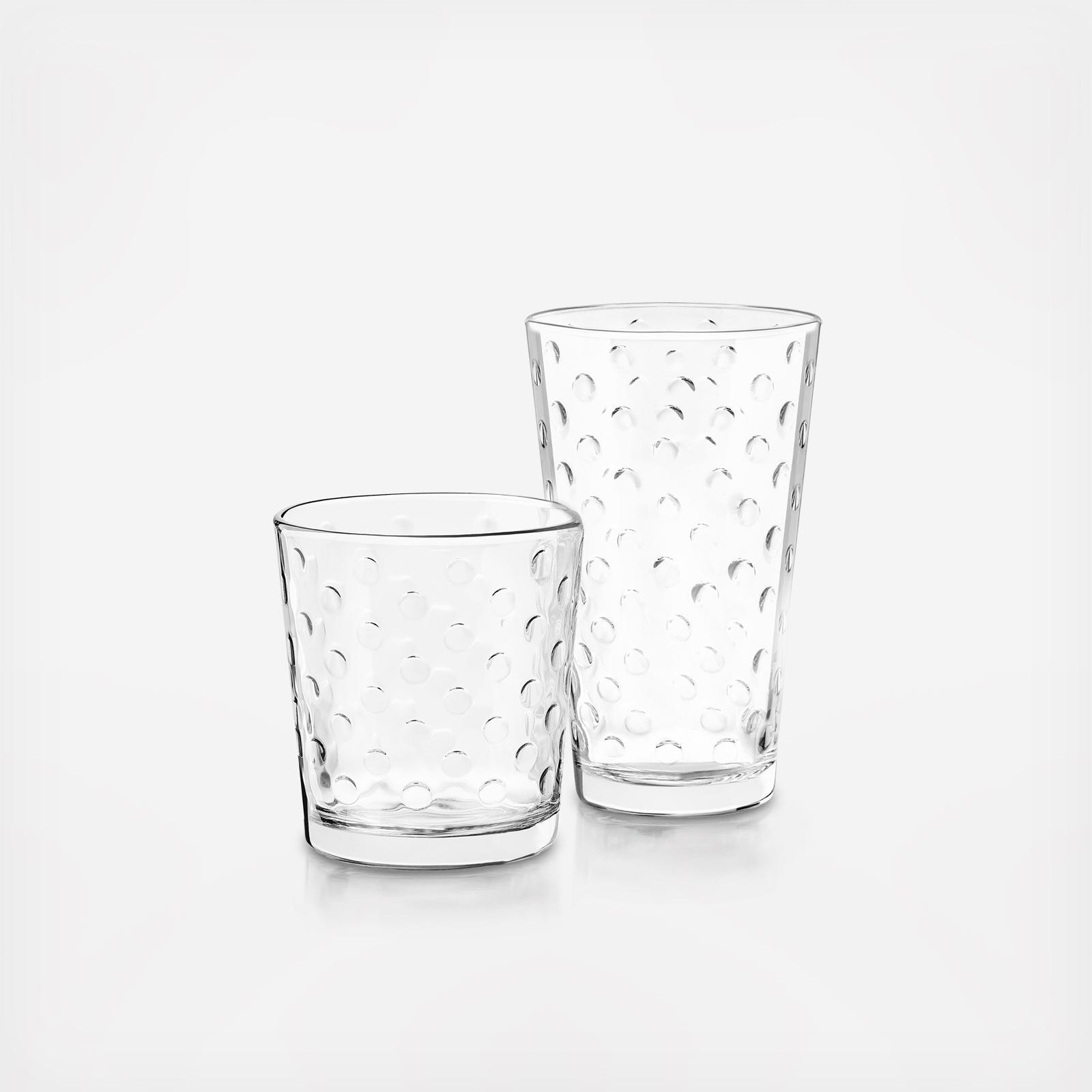 Libbey Awa Glass Drinkware 16pk Set (eight- 13oz , eight- 16oz )