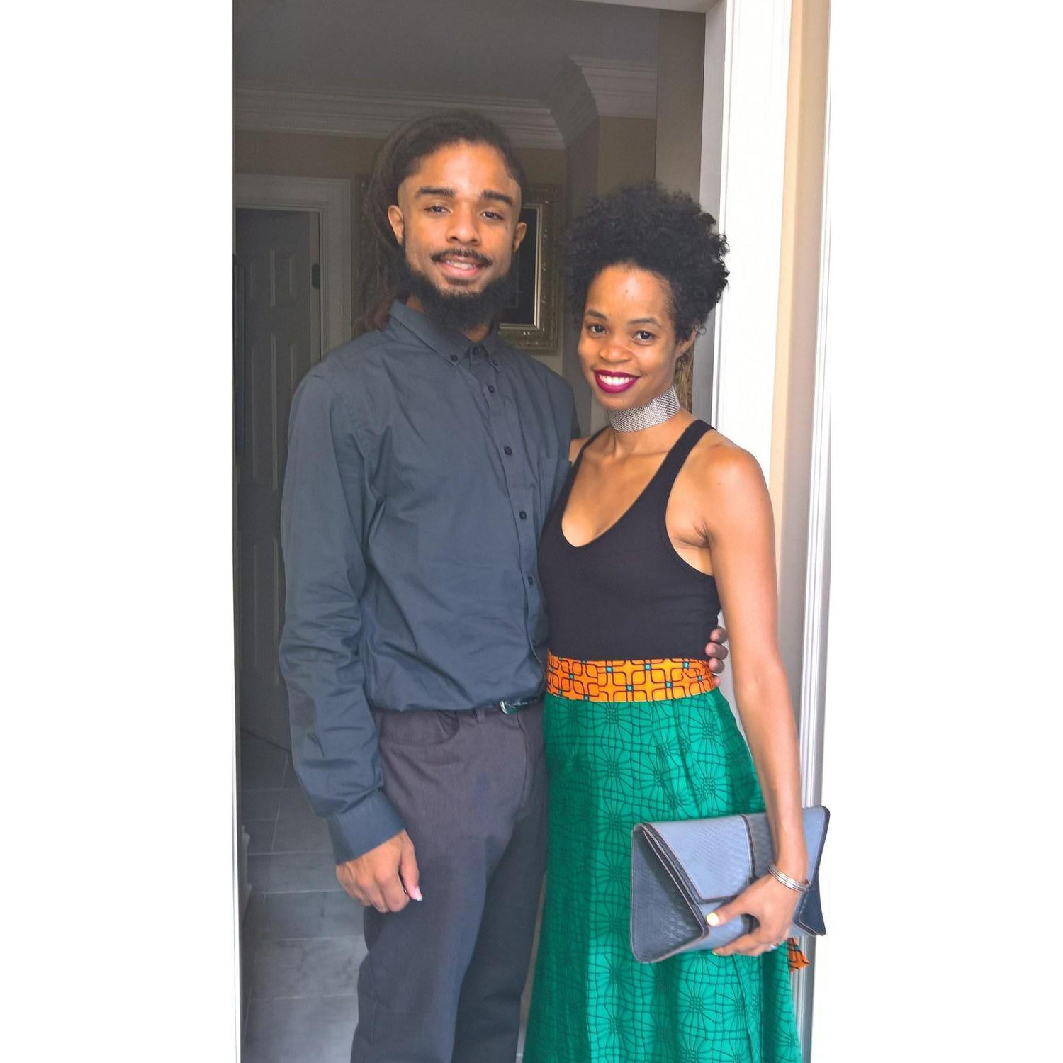 Just after we got engaged, before Zhaleh & Mike's wedding in 2017