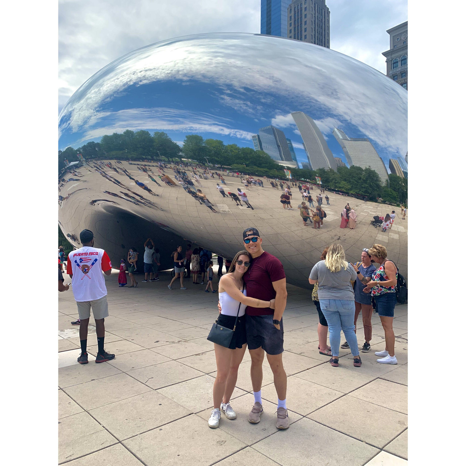 After a summer of no communication (aside from letters) while Kyle was at boot camp, Allison flew to visit him in Chicago, where they had an amazing weekend exploring the city.