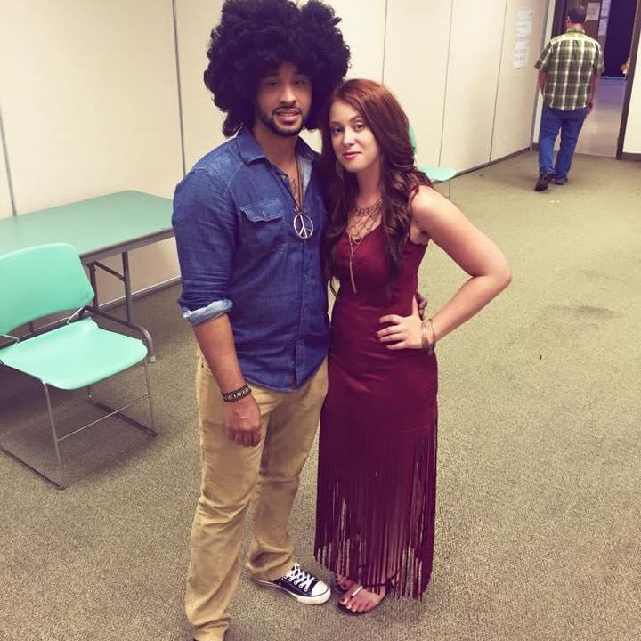 Bruce and i at the Vintage Now Fashion Show October 2015