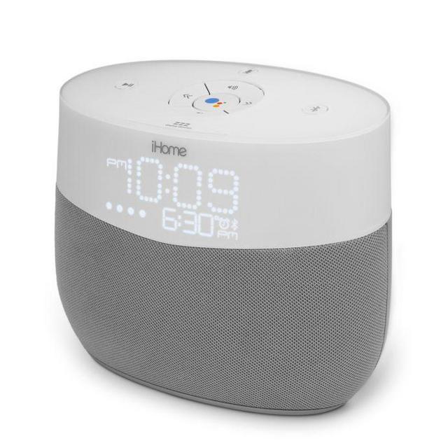 iHome Google Assistant Voice Activated Speaker in White