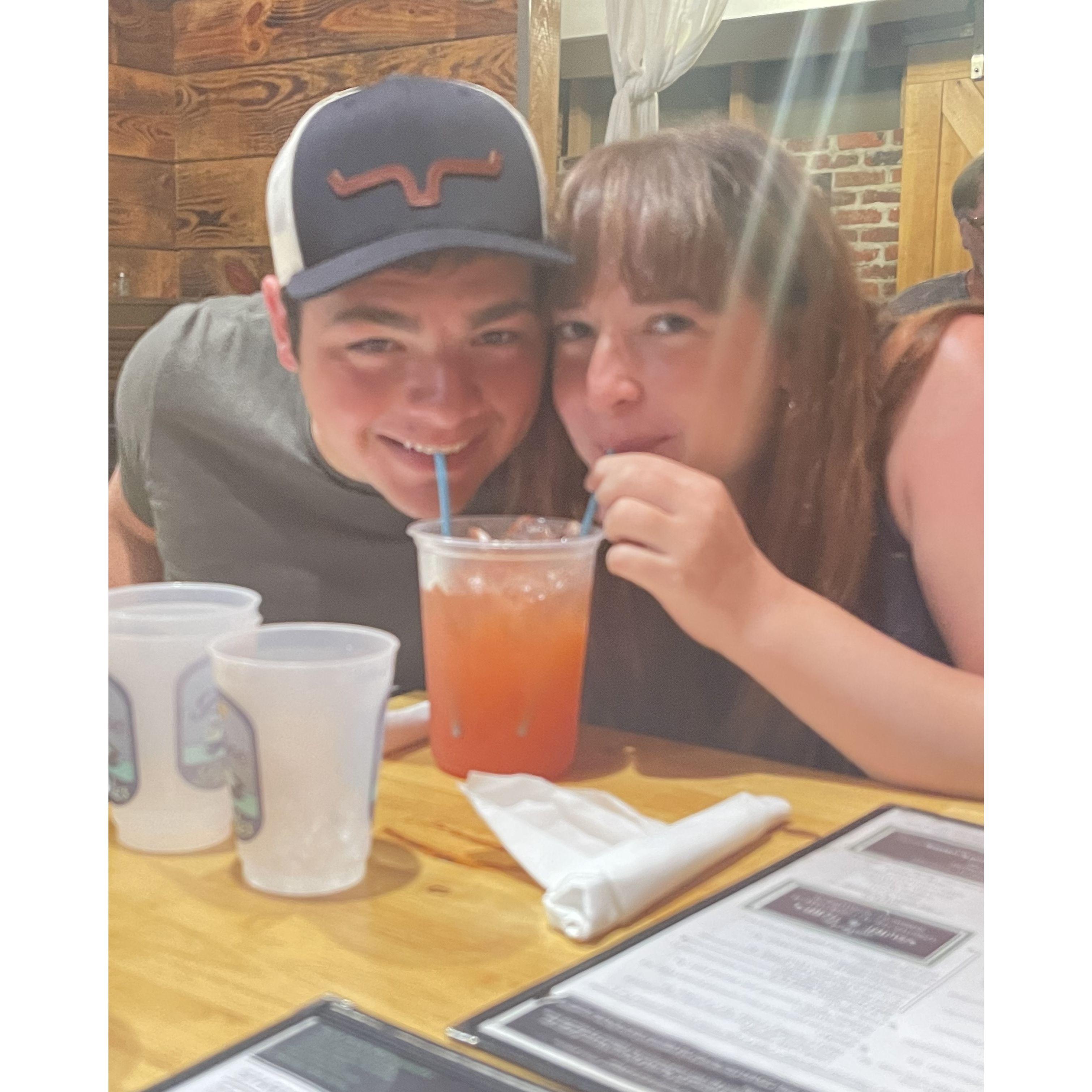 Our first vacation together in Sandbridge Beach, Virginia