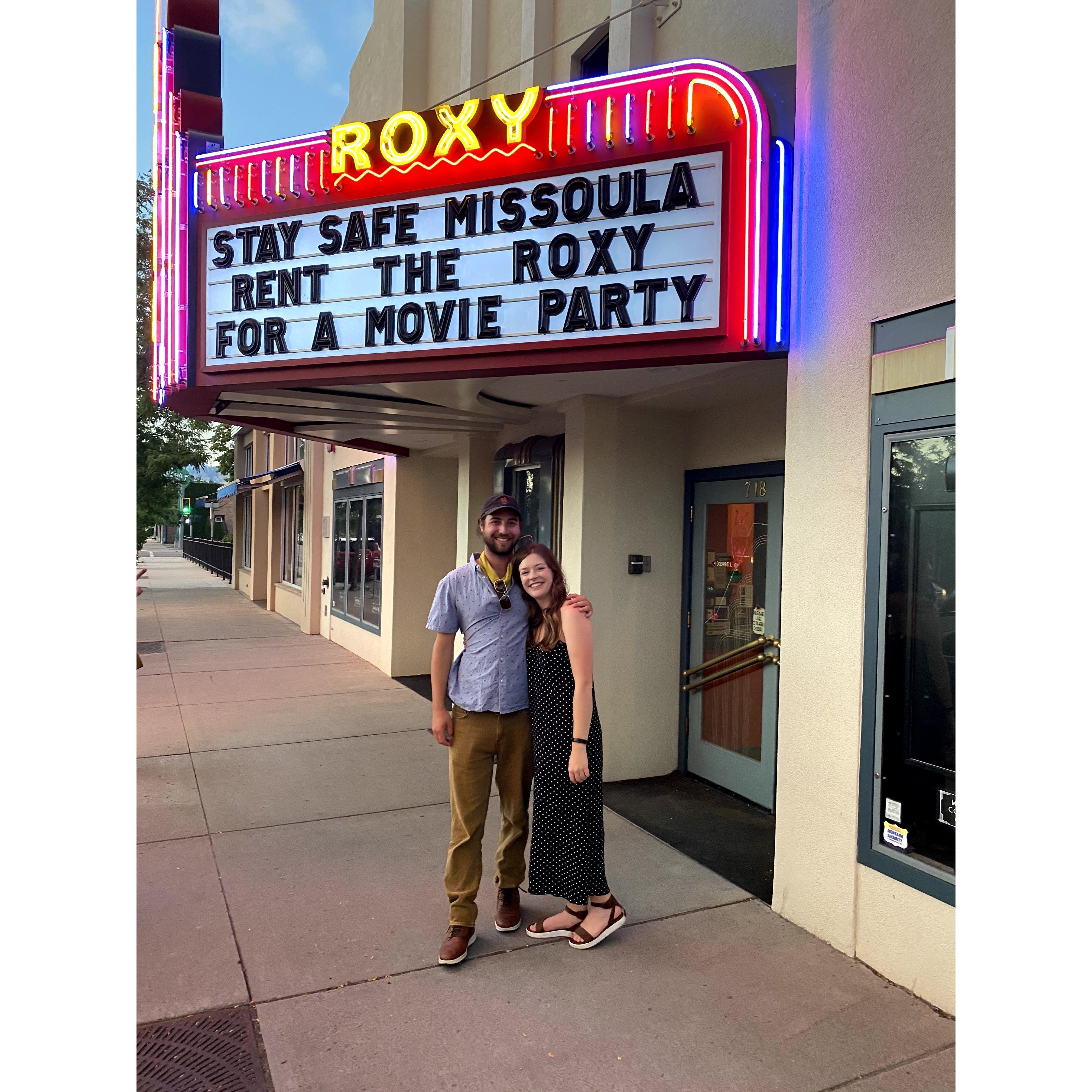 We love going to the movies and have enjoyed discovering our favorite cinema in each place we've called home. (August 2020)