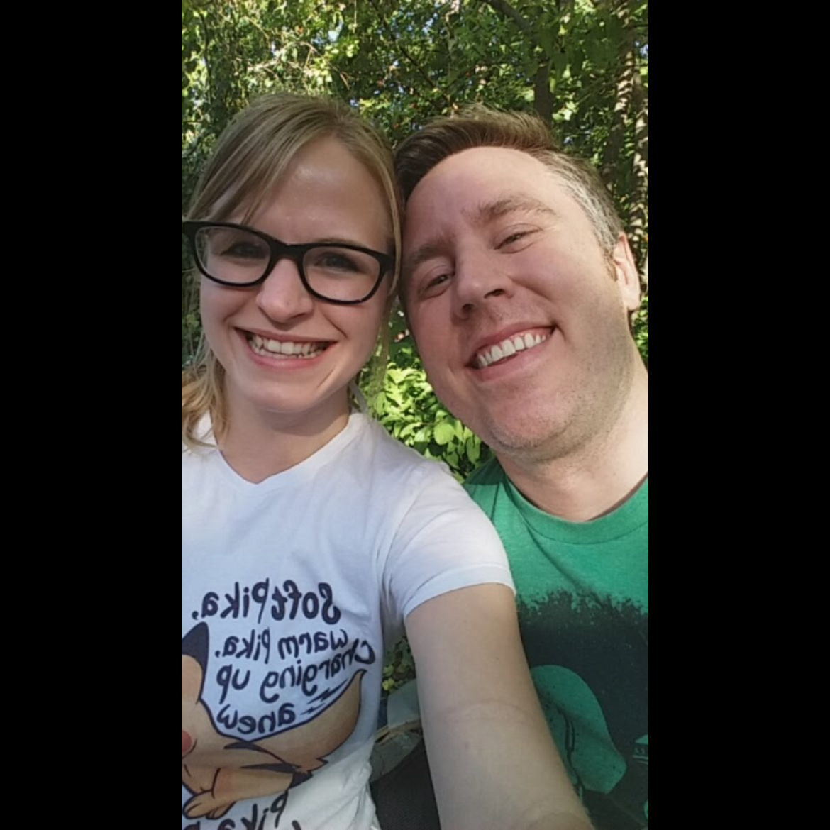 So many selfies! This is another Silverwood trip. On this visit, we tried to explain the internet to an employee.